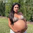 Simone engordou 24kg na gravidez de Zaya