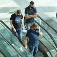 Tiago Leifert, Boninho e Rodrigo Dourado, do 'BBB 21', deixaram shopping juntos