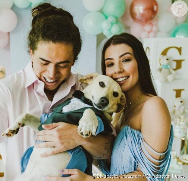 Whindersson Nunes e a noiva, Maria Lina, anunciam sexo do primeiro filho, em 6 de março de 2021